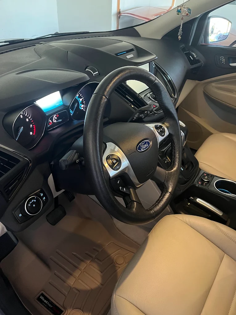 Clean Ford interior after detailing